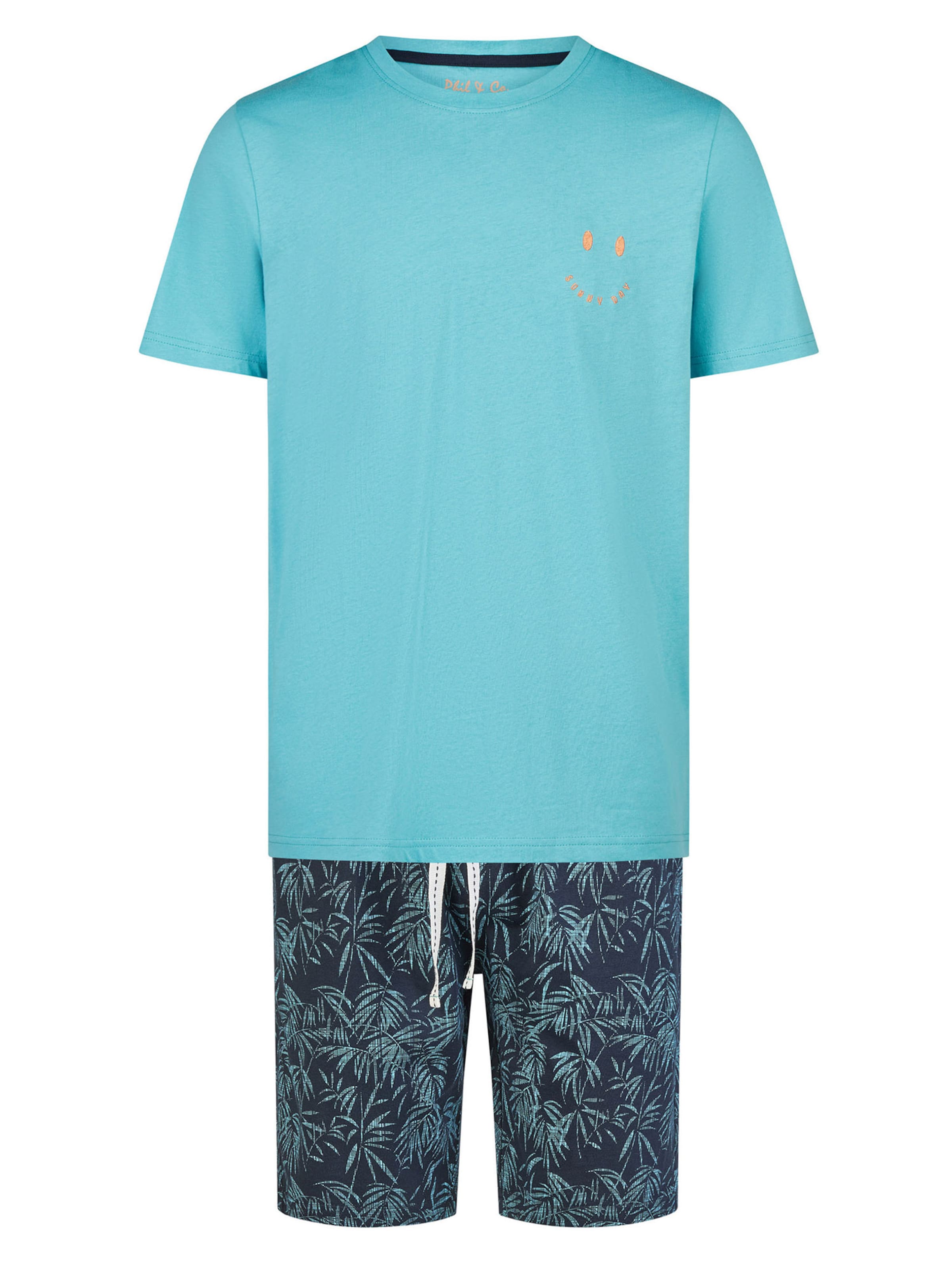 Phil & Co. Berlin Shorty ' Classics ' in Blau: Vorderseite