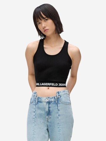Top 'KLJ Milano Tank B1W17048' di KARL LAGERFELD JEANS in nero: frontale