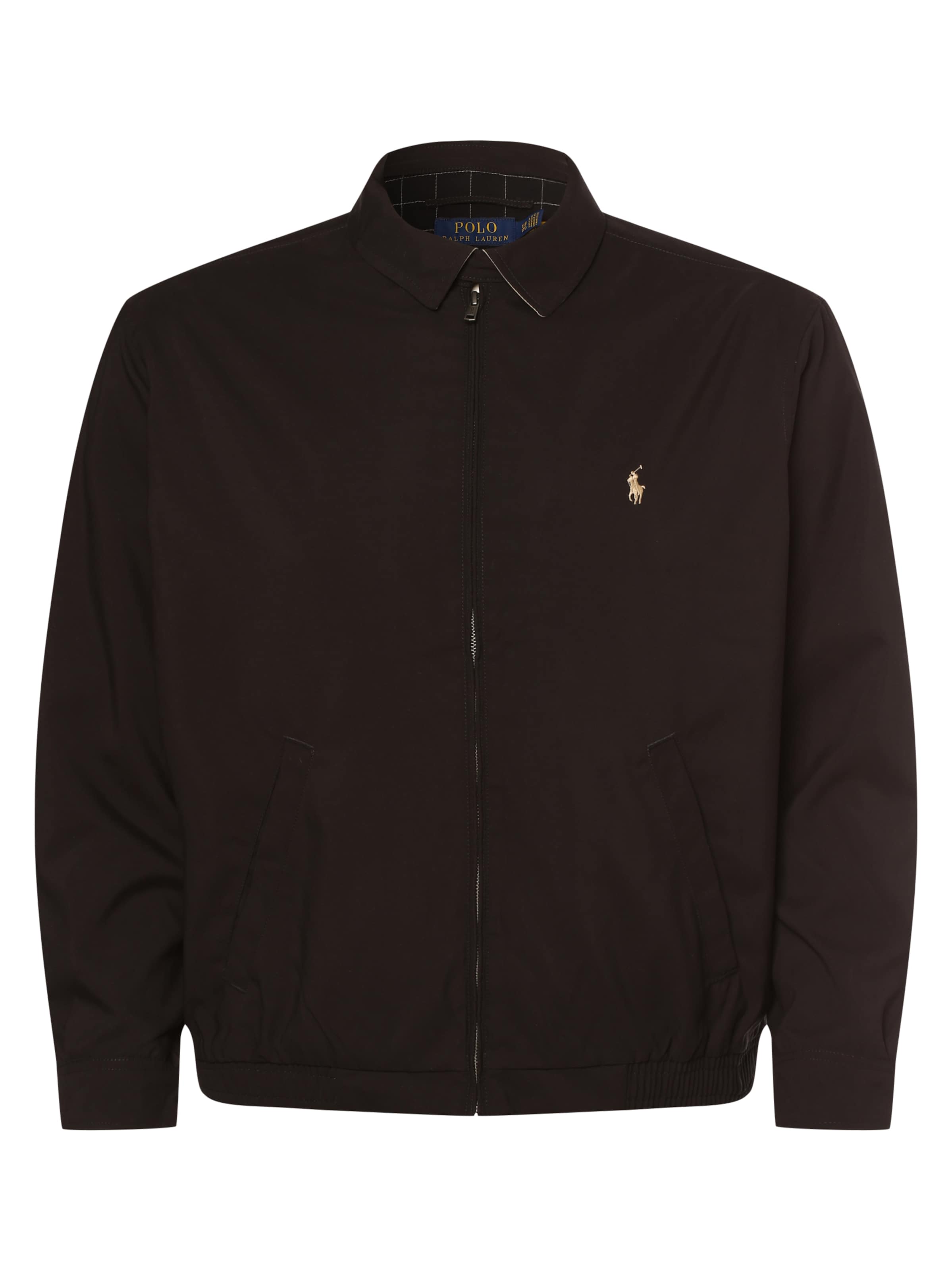 Polo Ralph Lauren Big & TallPrijelazna jakna - crna boja: prednji dio