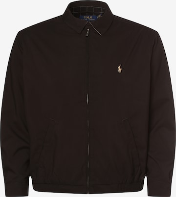 Polo Ralph Lauren Big & Tall Between-season jacket in Black: front