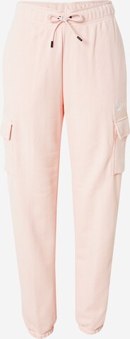 Nike Sportswear - Tapered Pantalón cargo en rosa: frente