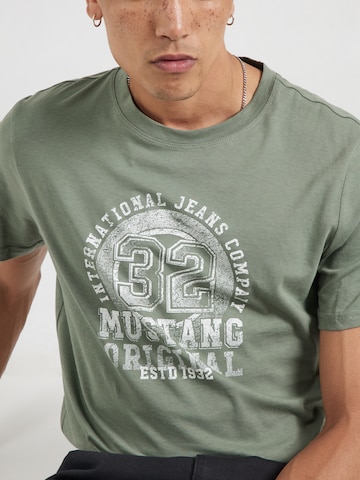 MUSTANG - Camisa 'Austin' em verde