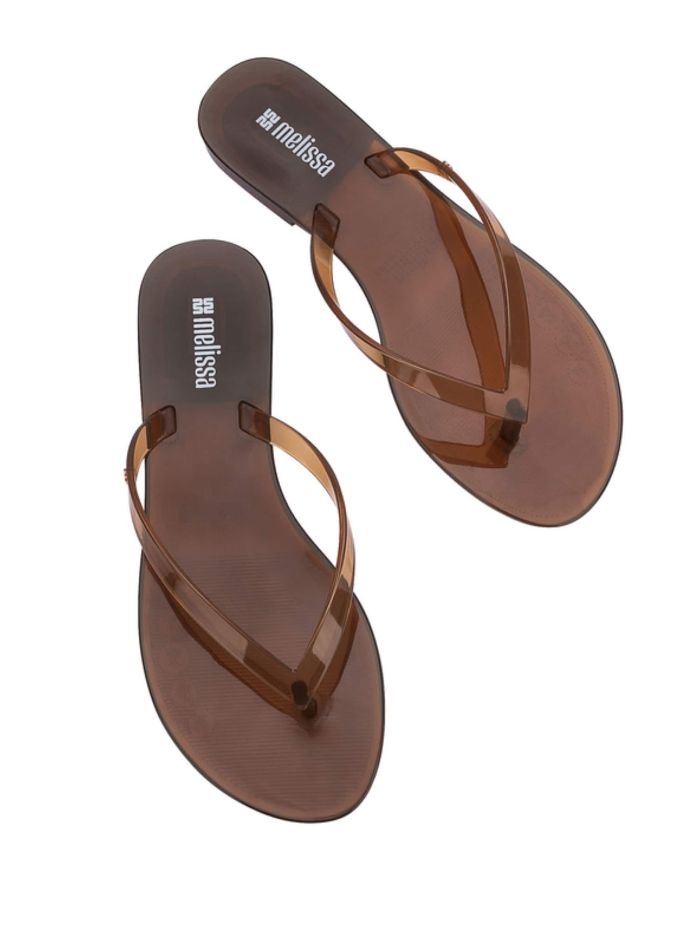 MELISSA Zehentrenner 'Harmonic Jelly' in Braun