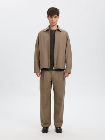 Veste mi-saison SELECTED en gris