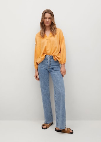 MANGO Blouse in Yellow