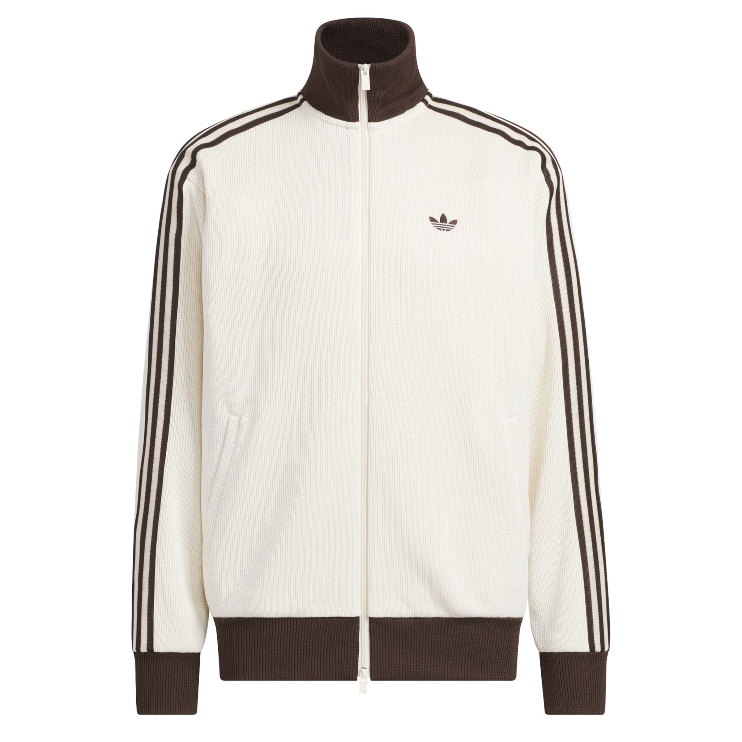 ADIDAS ORIGINALS Knit cardigan 'FB' in White: front