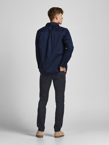 JACK & JONES - Slimfit Calças de ganga 'Glenn' em azul