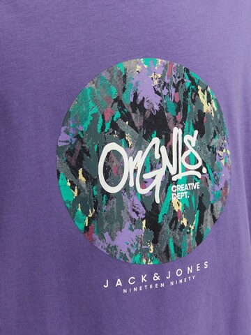 JACK & JONES قميص 'SILVER LAKE' بلون بنفسجي