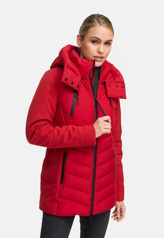 Veste d’hiver 'Tivaa XVI' MARIKOO en rouge : devant