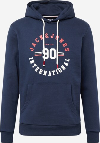 JACK & JONES Sweatshirt 'CARLO' in Blue: front