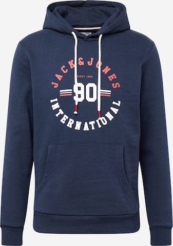 Sweat-shirt 'CARLO' JACK & JONES en bleu : devant