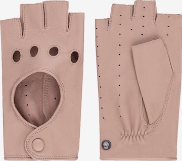 Roeckl Fingerless Gloves ' Florenz ' in Pink: front
