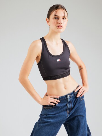 Tommy Jeans - Soutien Bustier Soutien em preto: frente