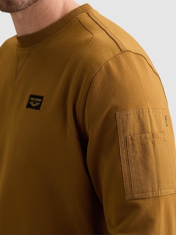 Sweat-shirt 'American Classic sweatshirt with flight pocket' PME Legend en marron
