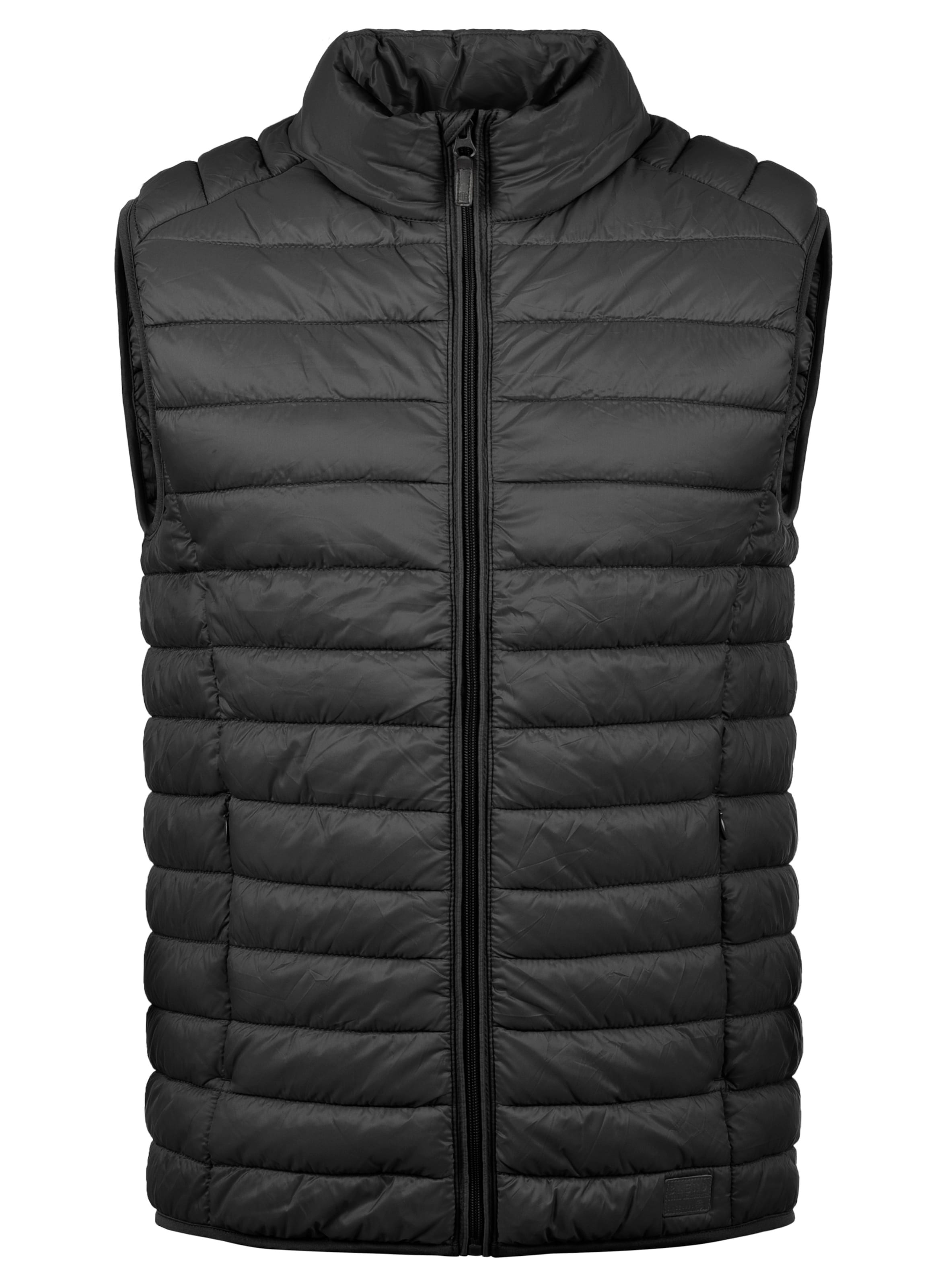 BLEND Weste 'Nille' in Schwarz: Vorderseite