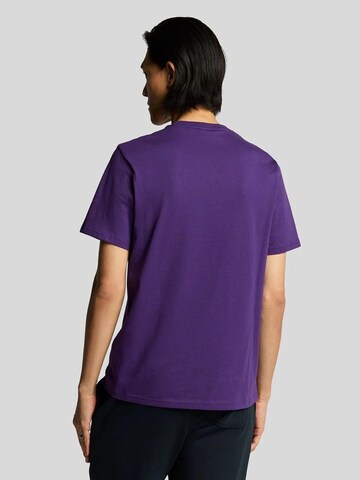 Lyle & Scott Футболка 'Plain' в Лиловый