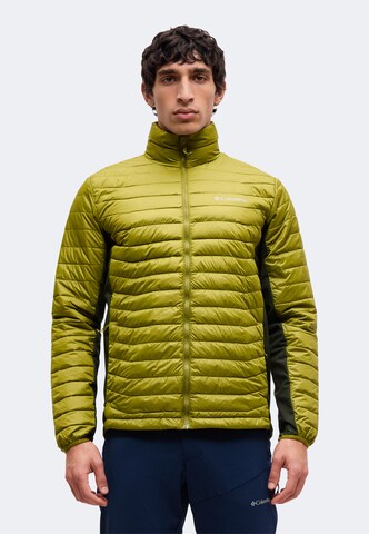 COLUMBIA Outdoorová bunda 'Powder Pass™' – zelená: přední strana