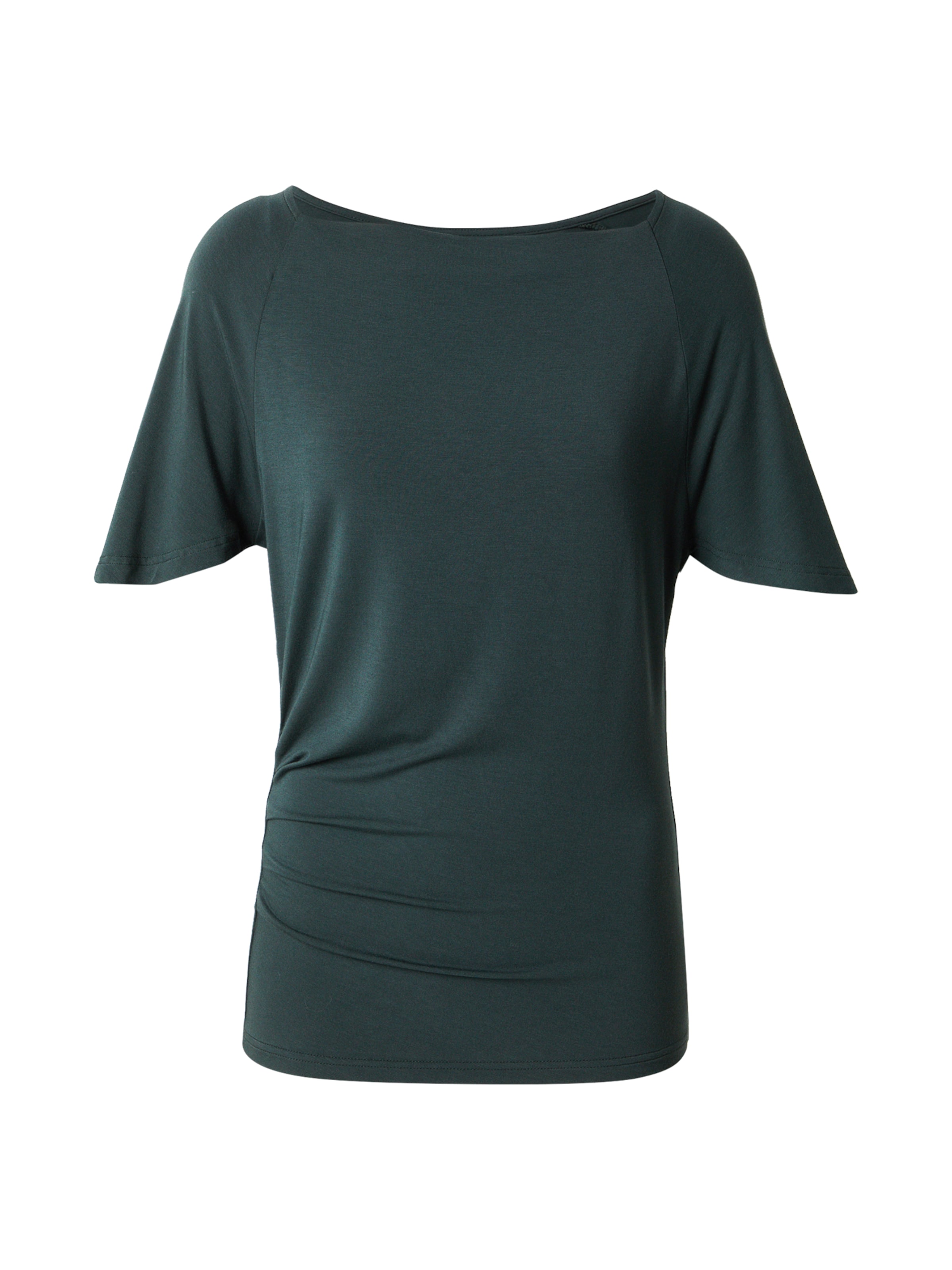 CURARE Yogawear Funkcionalna majica | zelena barva: sprednja stran