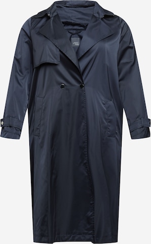 Persona by Marina Rinaldi Between-seasons coat in Blue: front