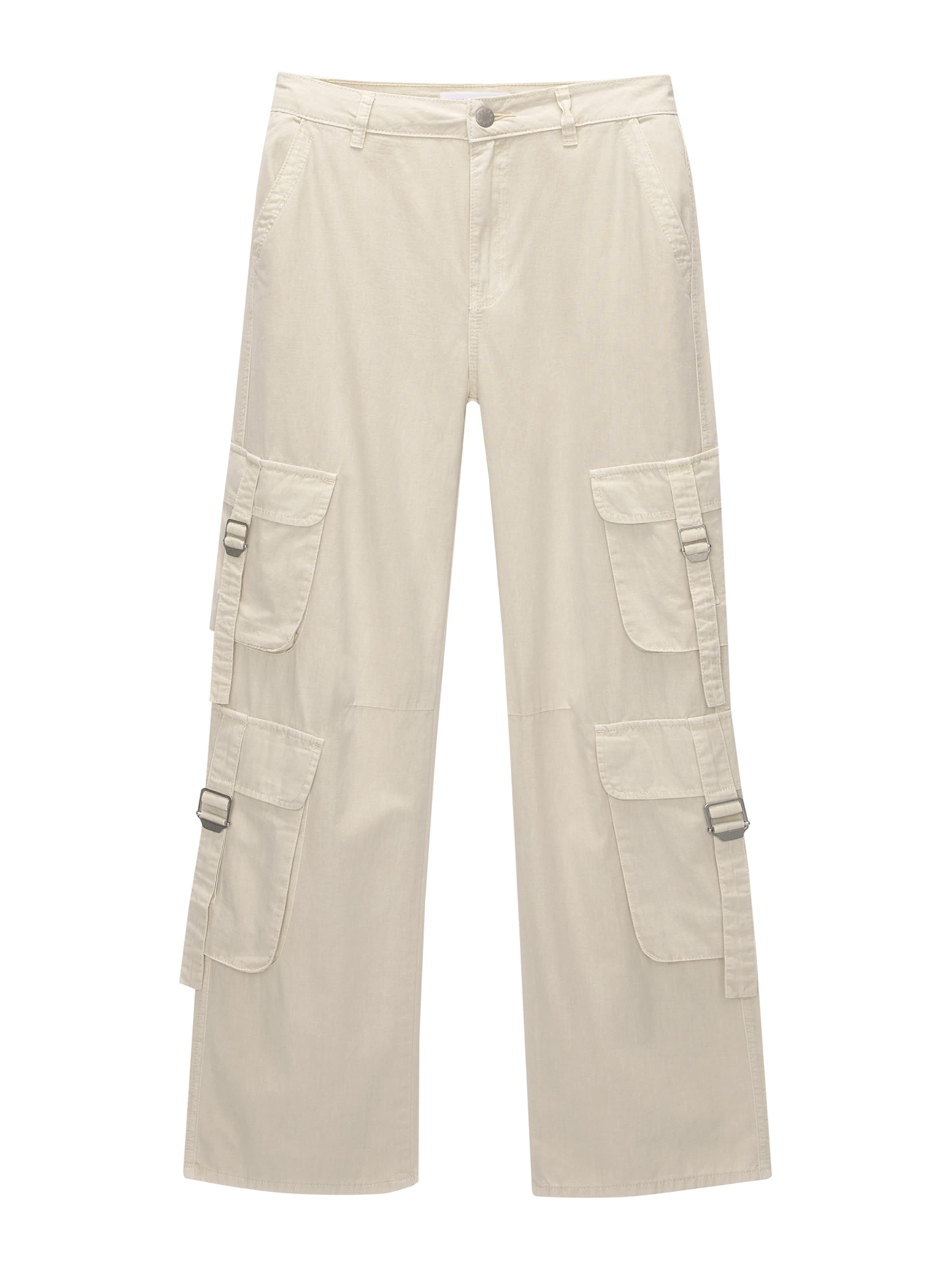 Pull&Bear Loosefit Kapsáče – béžová: přední strana