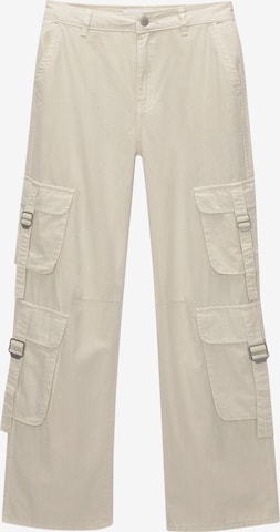 Pull&Bear Loosefit Gargohousut värissä beige: etupuoli