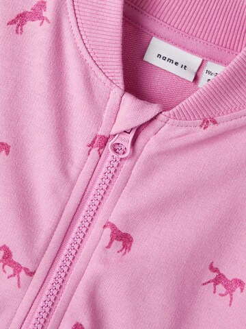 NAME IT Sweatjacke 'Bascha' in Pink