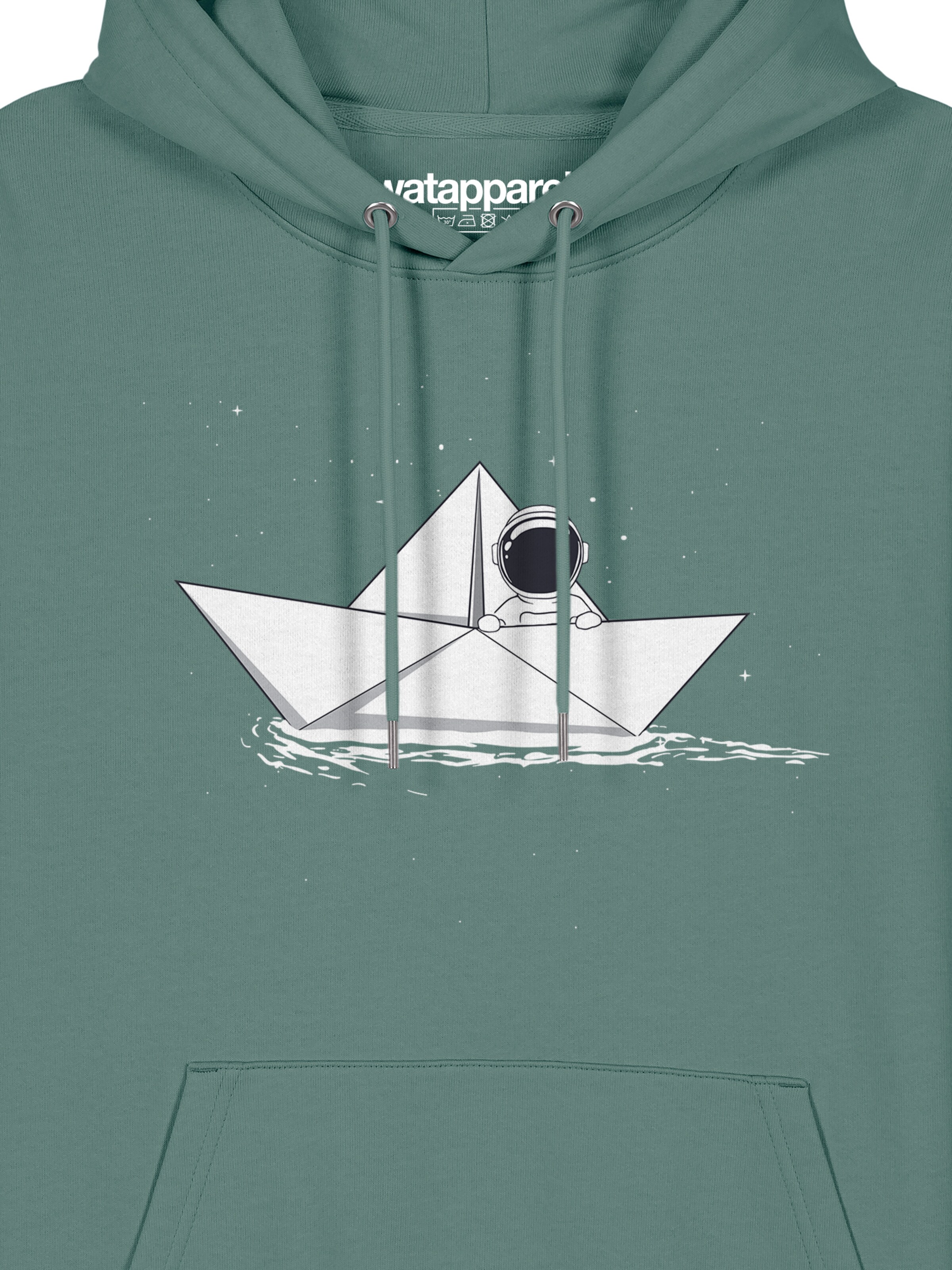 Felpa 'Astronaut' di Watapparel in verde