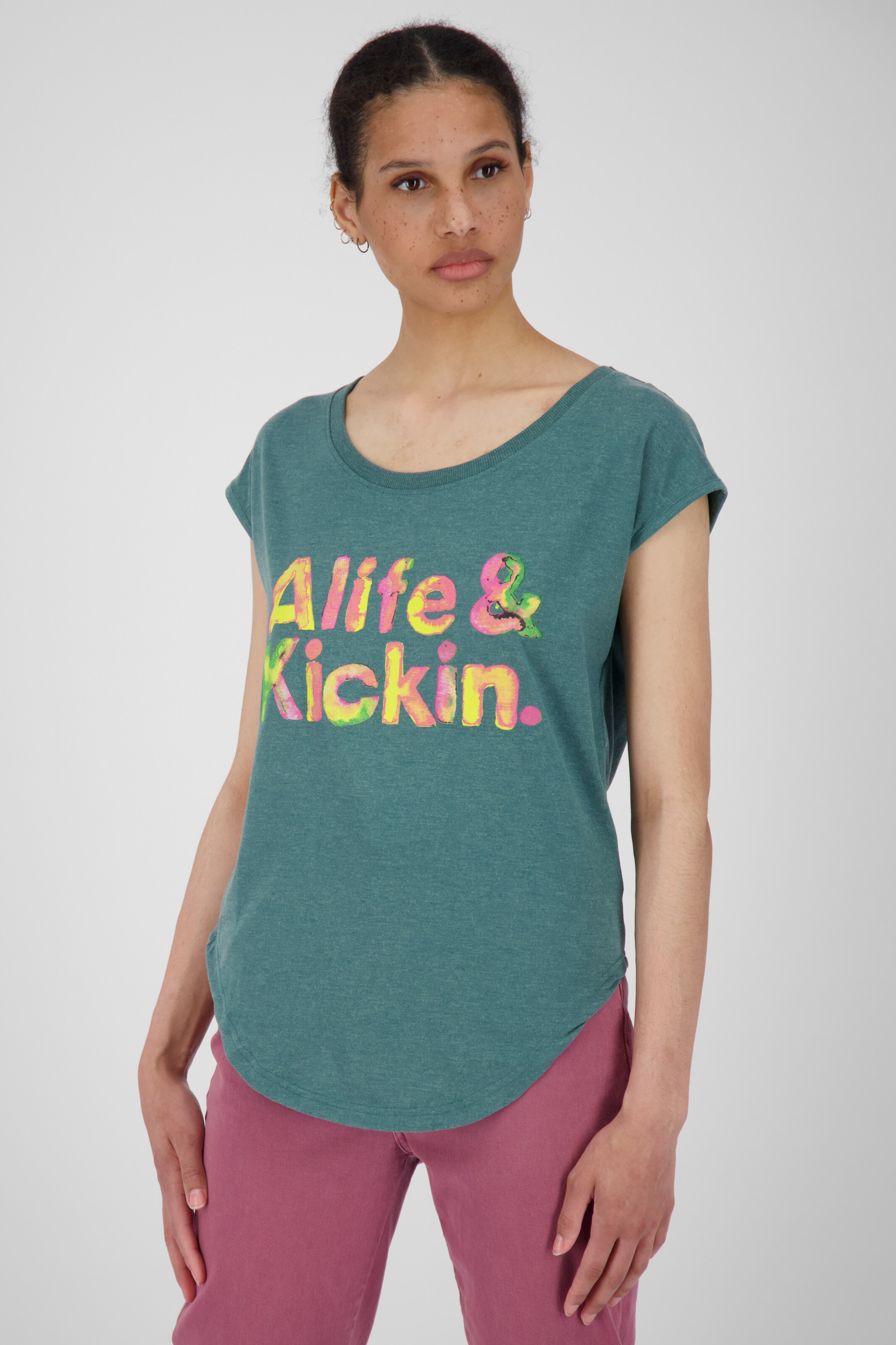 Frauen Shirts & Tops Alife and Kickin Shirt 'Selina' in Grün - LE25650