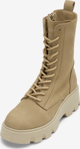 Bottines à lacets Marc O'Polo en beige : devant