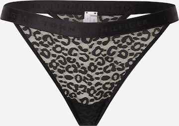 String 'LEOPARD' di Tommy Hilfiger Underwear in nero: frontale