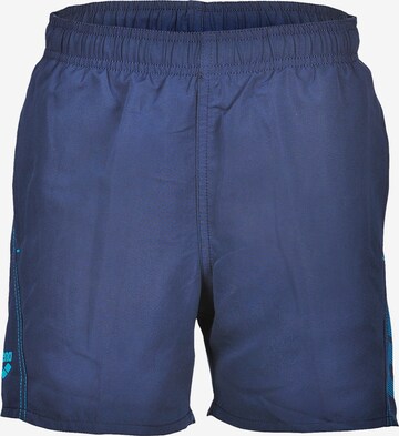 ARENA - Moda de banho desportiva 'LOGO JR BOXER' em azul: frente