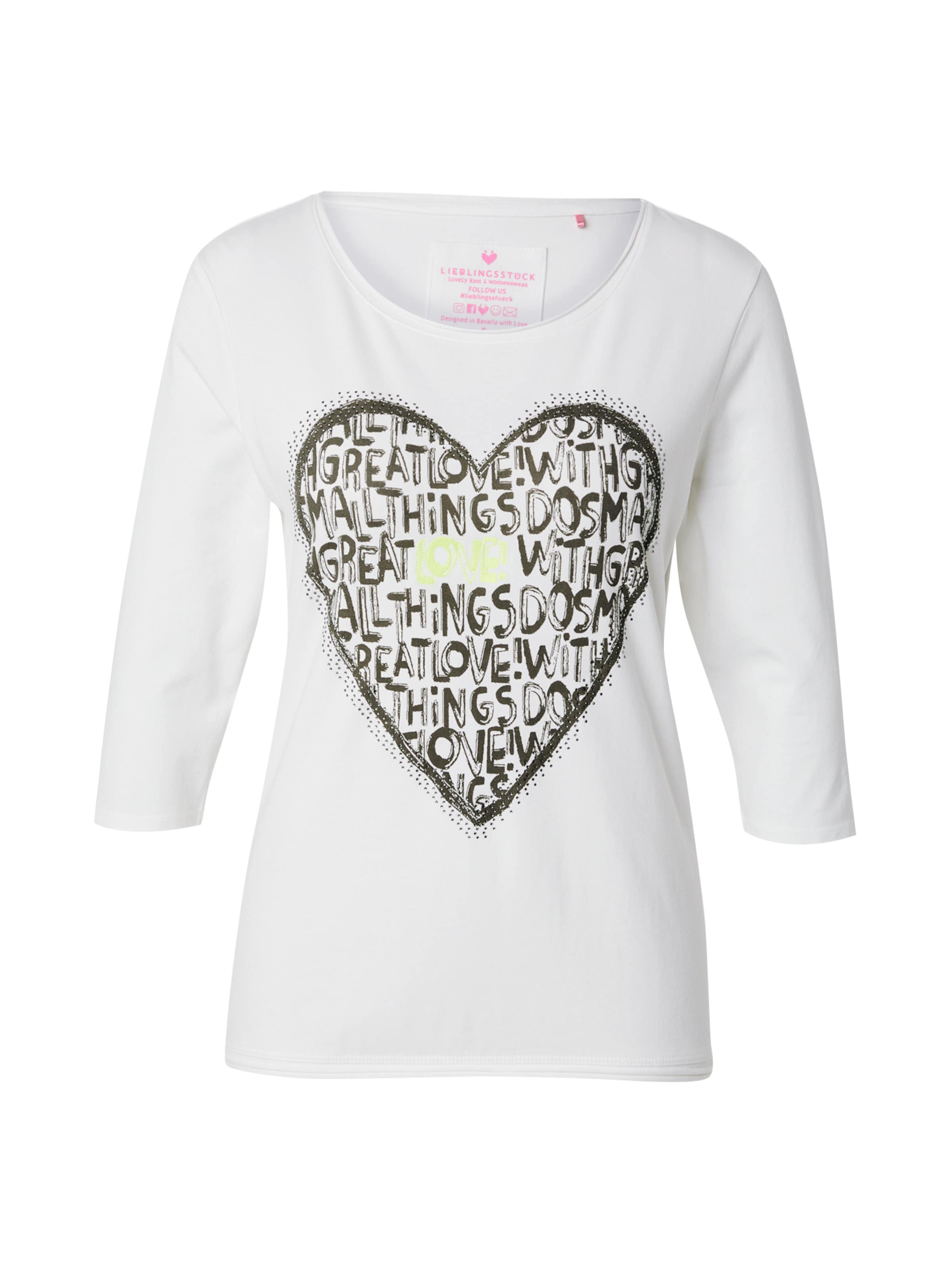balta LIEBLINGSSTÜCK Marškinėliai 'Ciadice': priekis