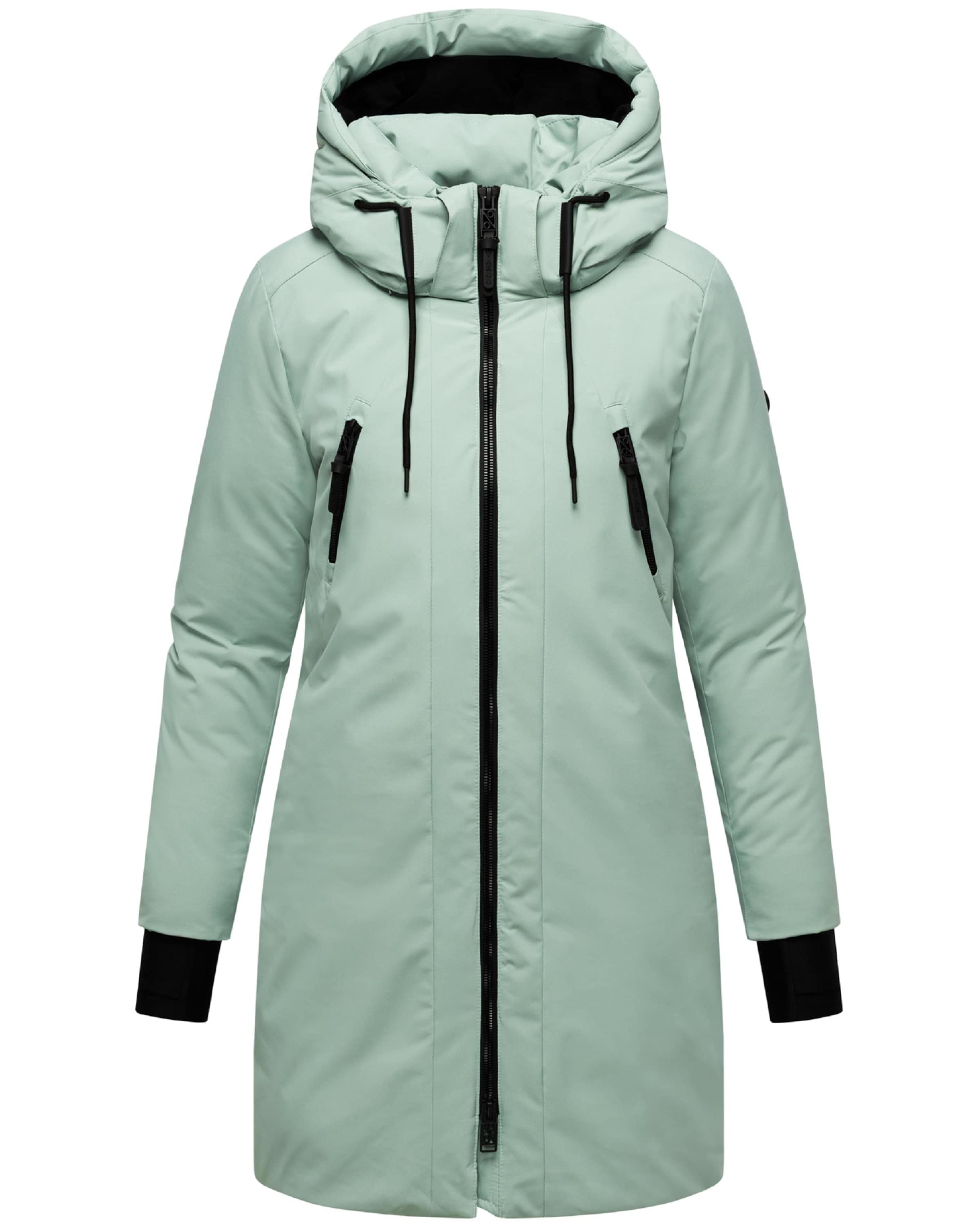 Manteau d’hiver &#x27;Winterzart 14&#x27; NAVAHOO en vert : devant