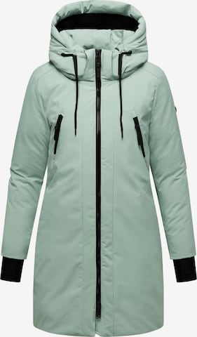 Cappotto invernale 'Winterzart 14' di NAVAHOO in verde: frontale