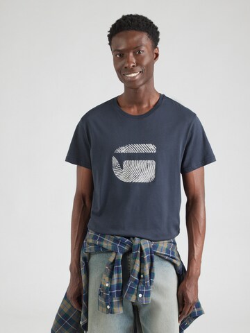 G-STAR - Camiseta en azul: frente