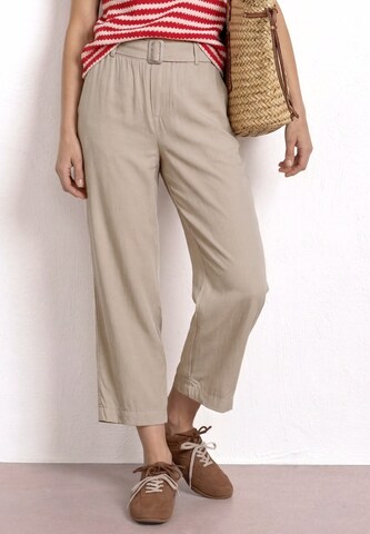STREET ONE Wide Leg Hose in Beige