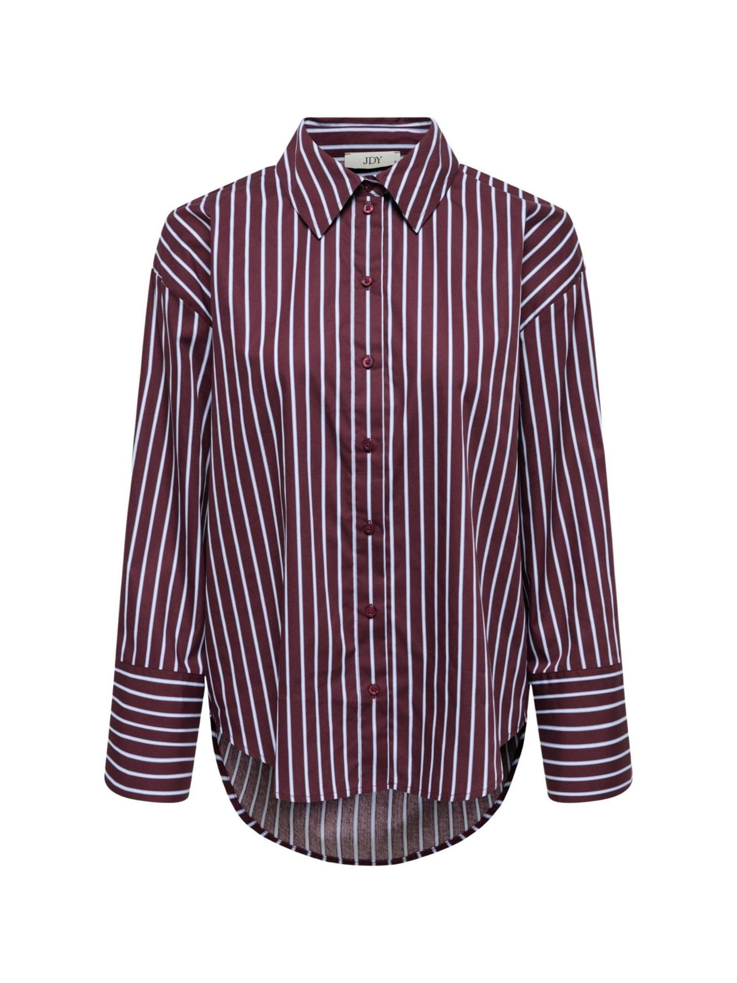 Camicia da donna 'JDYSERENA L/S SHIRT WVN 15380444' di Jaqueline de Yong in rosso: frontale