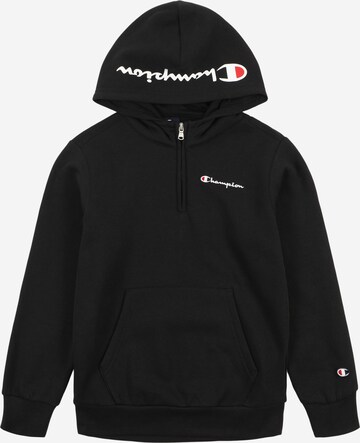 Champion Authentic Athletic Apparel Суичър в черно: отпред