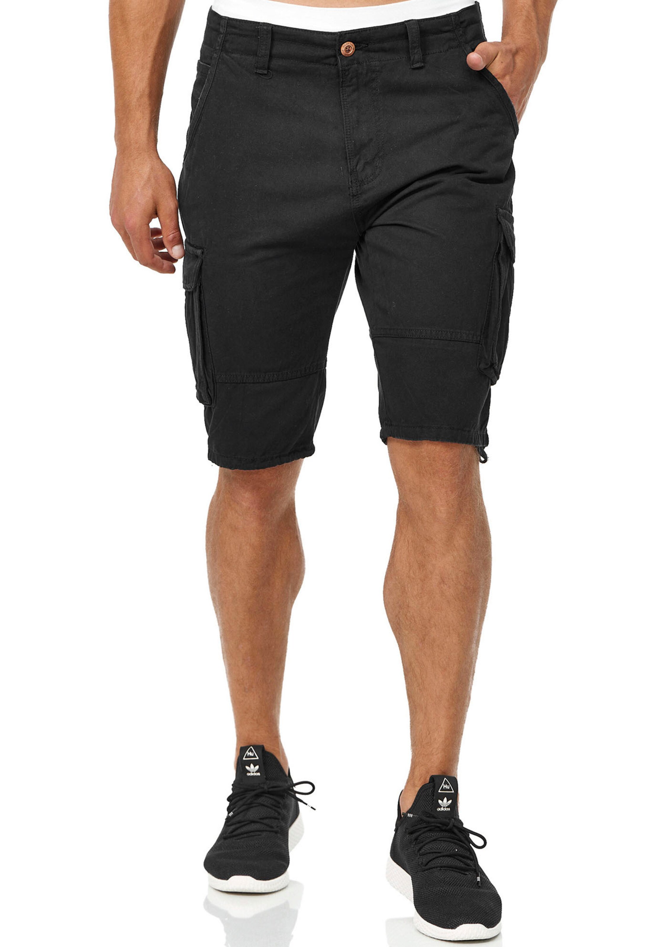 INDICODE JEANS Regular Pants in Black