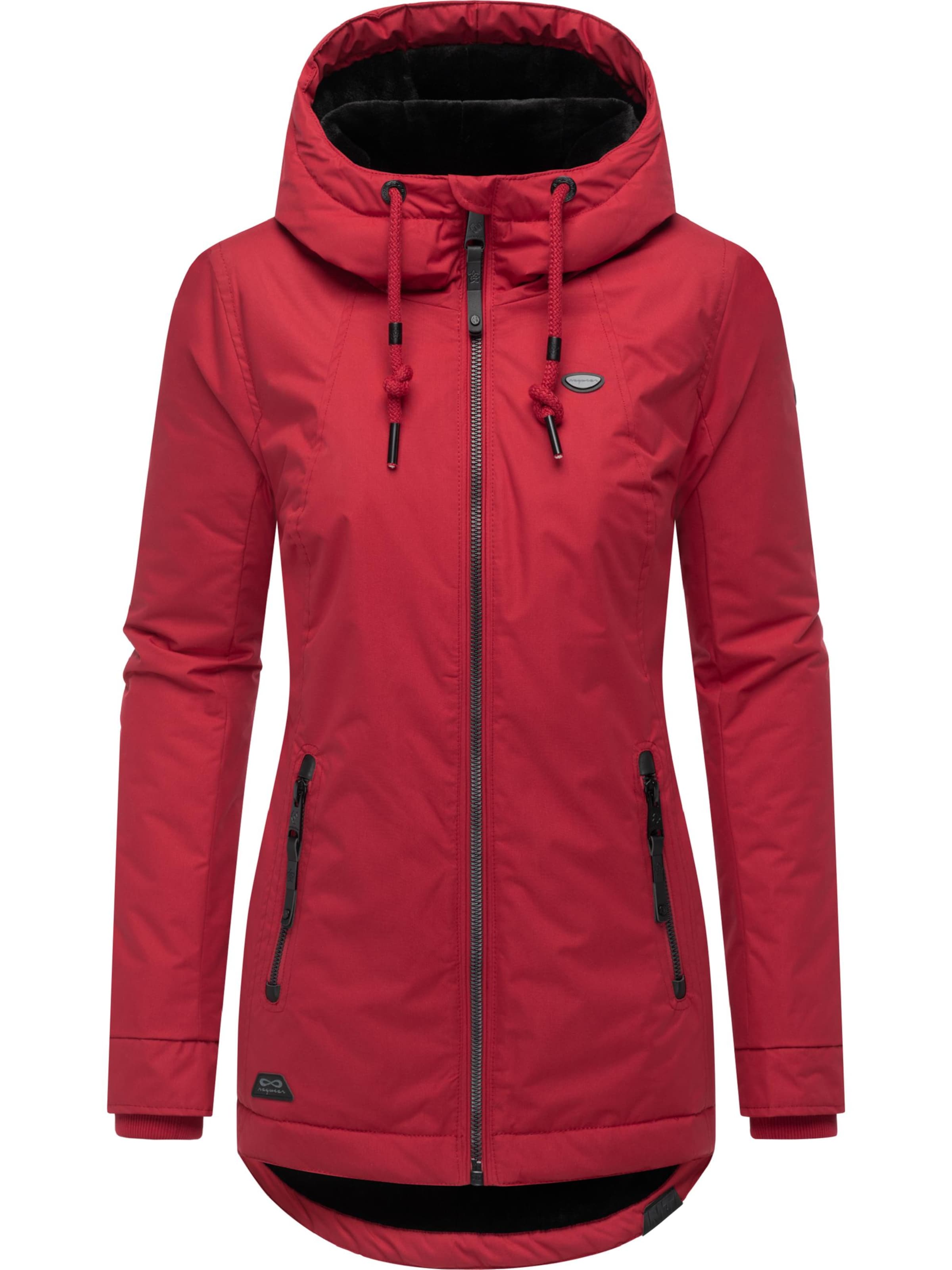 Ragwear Jacke 'Zuzka' in Rot: Vorderseite
