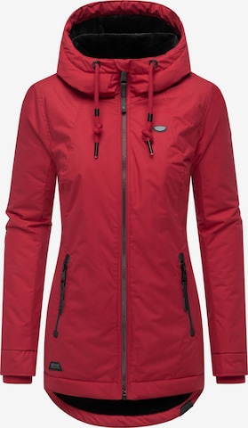 Veste d’hiver 'Zuzka' Ragwear en rouge : devant