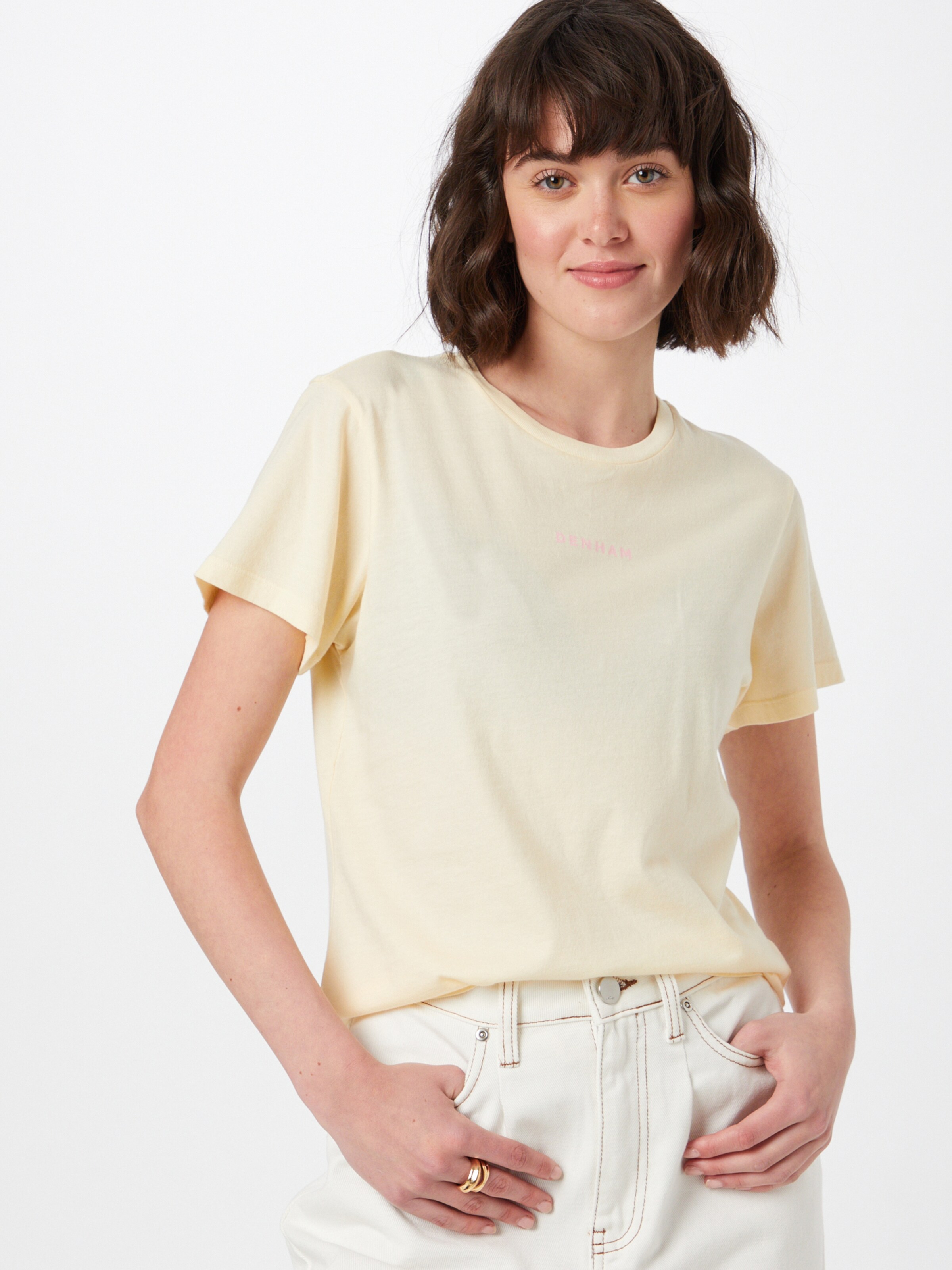 Frauen Shirts & Tops DENHAM T-Shirt 'CAMELLIA' in Hellgelb - YZ15424