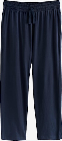 Next Pyjamahousut värissä sininen: etupuoli