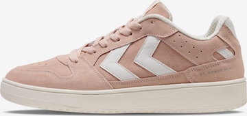 Hummel Sneakers laag 'St. Power Play' in Roze: voorkant