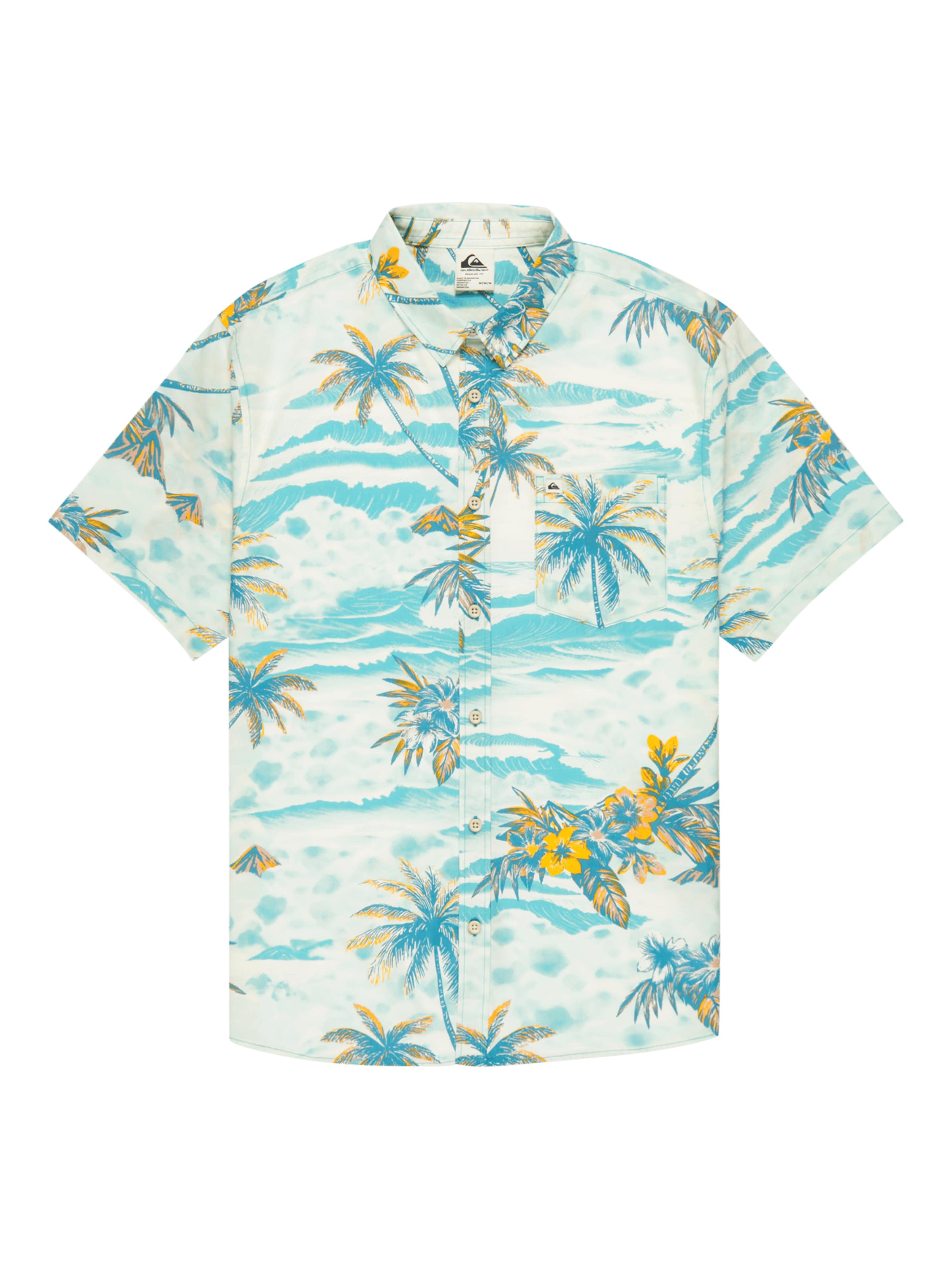 QUIKSILVER Funktionshemd 'Apero Classic' in Grün: Vorderseite