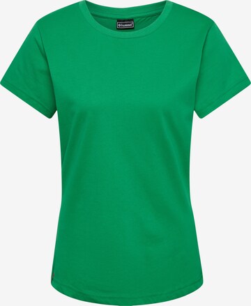 Hummel Shirt in Groen: voorkant