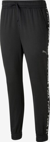 PUMA Workout Pants in Black: front