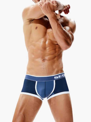 SEOBEAN Boxer shorts 'Nylon Trunk' in Blue: front
