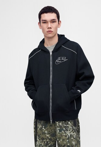 Nike Sportswear - Casaco em moletão 'AIR' em preto