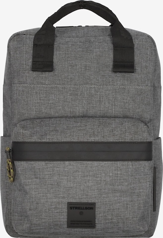 STRELLSON Rucksack 'Northwood' in Grau: predná strana